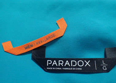 Garment Woven Tags Custom Screen Printed Canvas Labels Custom Clothing Patches