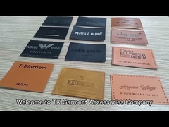 Jeans en relief personnalisé personnalisé Patch/étiquette en cuir authentique pour vêtements