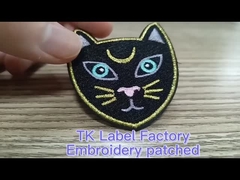 Vêtements de broderie Étiquettes de requin Parures de transfert de chaleur Lavables personnalisés