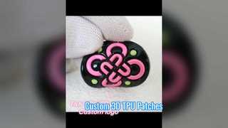 Étiquettes haute fréquence de patchs 3D TPU personnalisés T&K