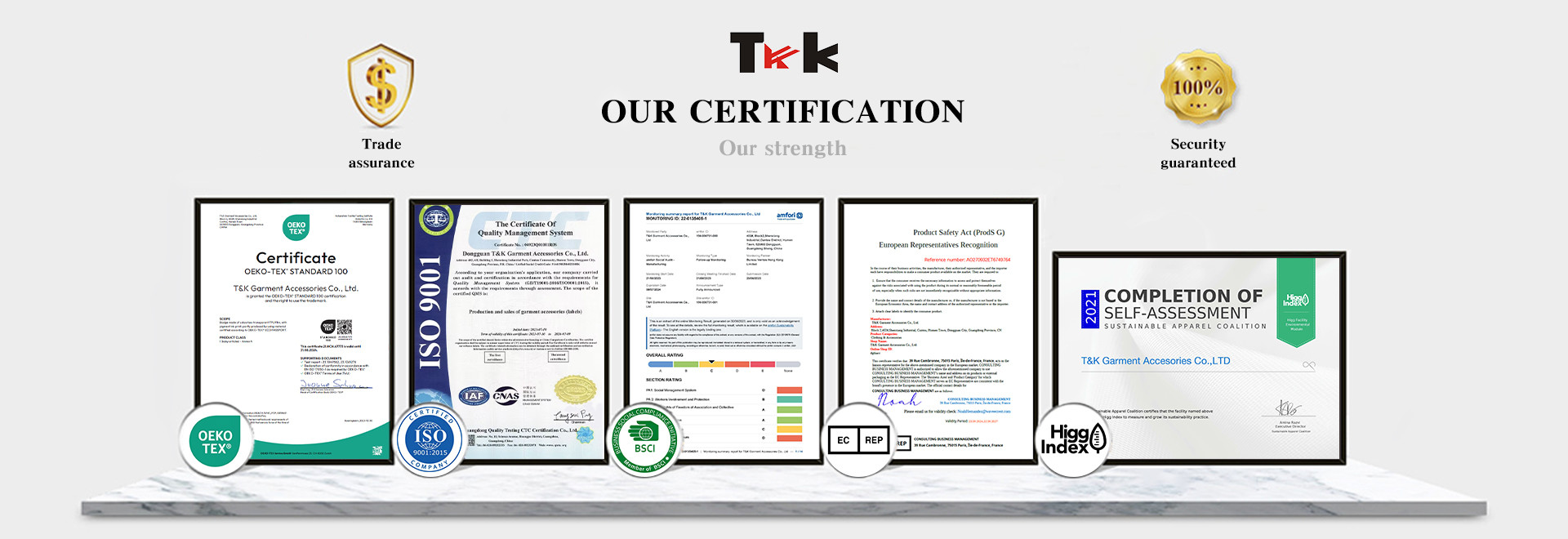 qualité Corrections faites sur commande d'habillement Usine