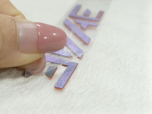 Étiquettes de transfert de chaleur en silicone 3D épais OEM Oeko Tex avec une texture spéciale