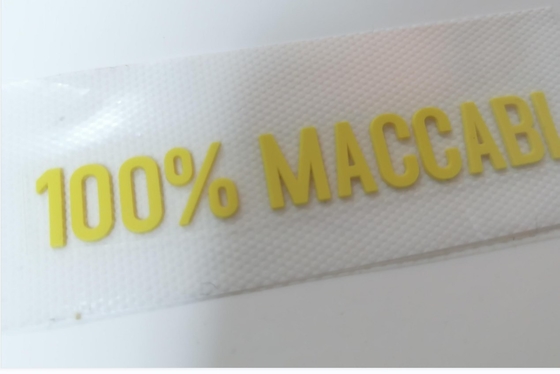 Le transfert de chaleur adapté aux besoins du client par habillement de silicone marque 3D a moulé le logo