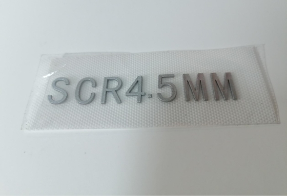 3D a moulé le silicone adapté aux besoins du client Logo For Garment de labels de transfert de chaleur de conception