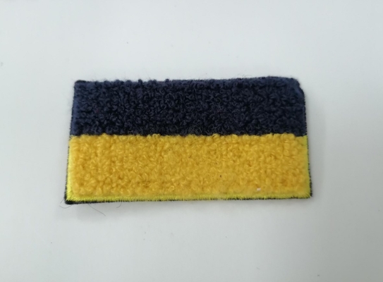 Labels lavables adaptés aux besoins du client de correction de broderie de serviette de transfert de chaleur pour des vêtements