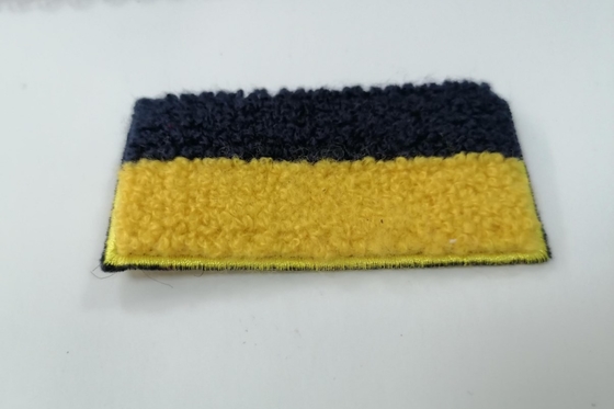 Labels lavables adaptés aux besoins du client de correction de broderie de serviette de transfert de chaleur pour des vêtements