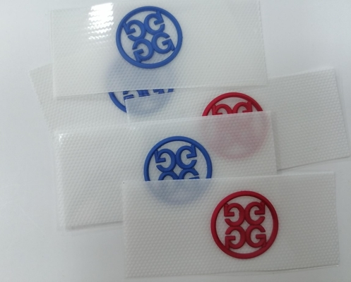 3D lavable a moulé des labels d'habillement de transfert de chaleur de silicone pour le vêtement