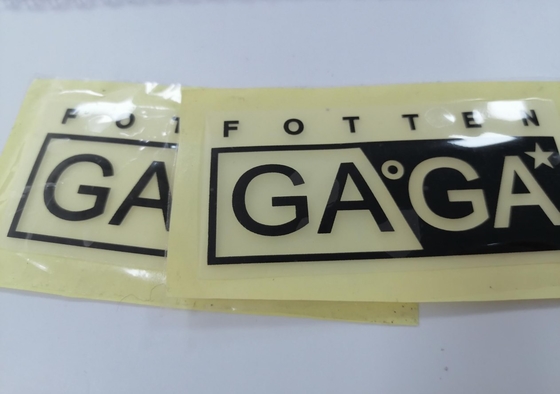 Silicone Logo Customized des labels imprimé par habillement 3D de transfert de chaleur