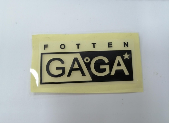 Silicone Logo Customized des labels imprimé par habillement 3D de transfert de chaleur