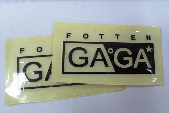 Silicone Logo Customized des labels imprimé par habillement 3D de transfert de chaleur