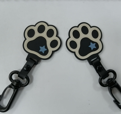 Le silicone d'insigne a adapté les corrections aux besoins du client 3D en caoutchouc chaleur le transfert pour le vêtement