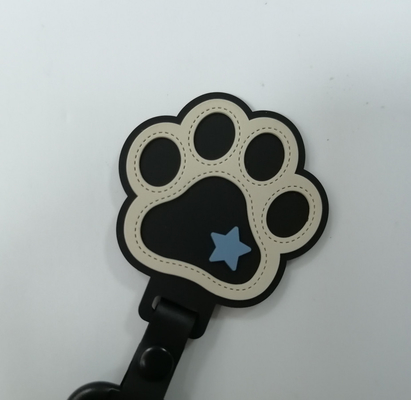 Le silicone d'insigne a adapté les corrections aux besoins du client 3D en caoutchouc chaleur le transfert pour le vêtement