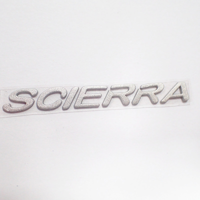 Les labels adaptés aux besoins du client d'habillement de transfert de chaleur du silicone 3D avec de l'argent Shinny la couleur