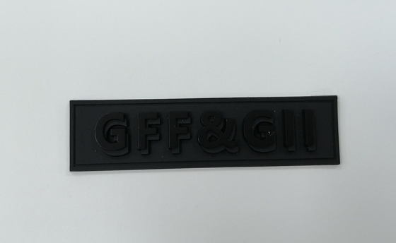 Labels en caoutchouc de silicone de PVC, insigne de transfert de chaleur 3D adapté aux besoins du client