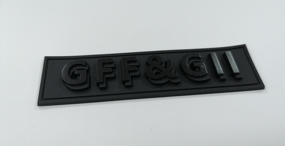 Labels en caoutchouc de silicone de PVC, insigne de transfert de chaleur 3D adapté aux besoins du client