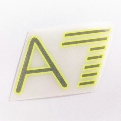 Labels écologiques d'habillement de transfert de chaleur du silicone 3D avec l'effet réfléchi