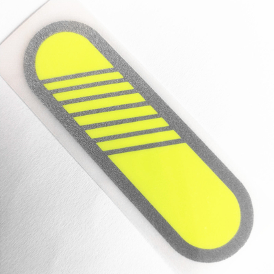 Labels écologiques d'habillement de transfert de chaleur du silicone 3D avec l'effet réfléchi