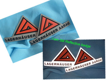 L'escadron de l'Armée de l'Air/marine raccorde des labels de cuir de Faux, corrections militaires faites sur commande de Velcro