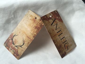 Étiquettes faites sur commande spécialisées de coup de marchandises, étiquettes uniques de coup de cadeau pour des bijoux