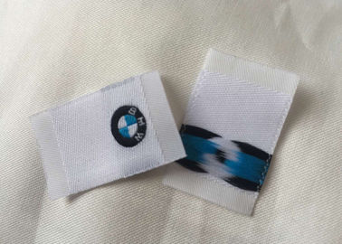 Petits labels de tissu d'habillement d'habillement, labels de couture tissés lavables personnalisés