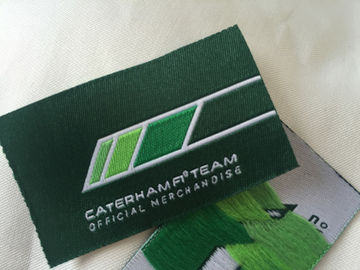 Petits labels de tissu d'habillement d'habillement, labels de couture tissés lavables personnalisés