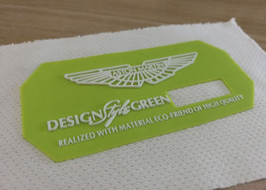 le nom en caoutchouc d'épaisseur de 2mm marque la correction de PVC de police, corrections faites sur commande en caoutchouc 3d