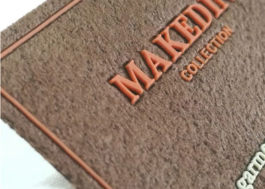 Les corrections faites sur commande de relief de nom de Velcro de style de logo, le moral en caoutchouc raccorde l'utilisation de militaires