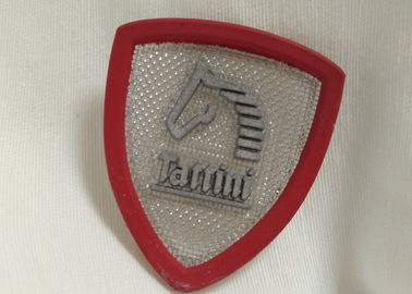Le logo en caoutchouc fait sur commande raccorde l'insigne de silicone pour l'usage extérieur/chaussures/sacs