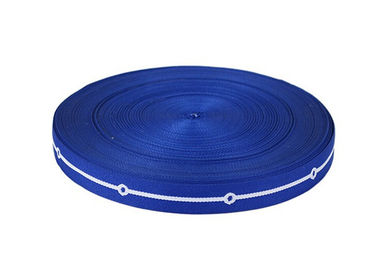 Courroie élastique bleue géniale de bande de journal intime, bandes élastiques faites sur commande de tissu de largeur de 3 - de 110mm