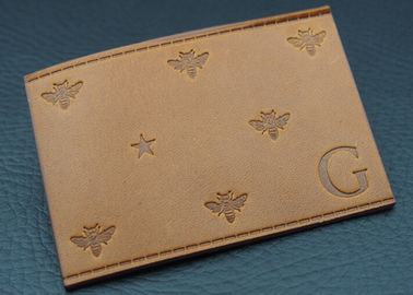 Les corrections de Disbossed lavable/cuir de relief pour des jeans ont adapté le logo aux besoins du client