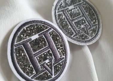 Corrections en caoutchouc créatives du logo 3D, labels lavables d'habillement de PVC de tissu