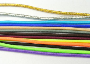 Ténacité perlante élastique colorée de fil de ficelle de corde d'élastique de 3mm haut
