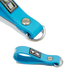 Cadeaux 100% promotionnels personnalisés de chaîne principale de silicone à la mode
