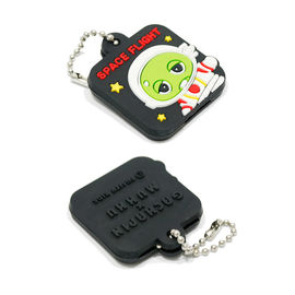 Cadeaux promotionnels personnalisés pour le caoutchouc mou Keychain de PVC des clients 3D