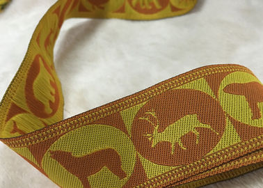Bande tissée par ruban décoratif en soie de polyester d'impression de satin taille de 1 - de 18cm