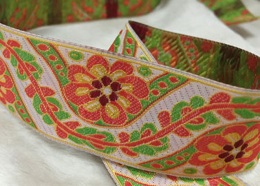 La conception de mode a imprimé les accessoires de vêtement de bande tissés par coton rayé