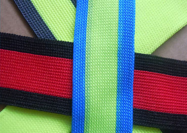 Bande non élastique qui respecte l'environnement, courroie en nylon réfléchie colorée de sangle