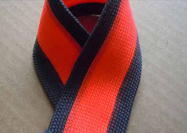 Bande non élastique qui respecte l'environnement, courroie en nylon réfléchie colorée de sangle