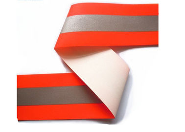 La bande réfléchissante rouge/de vert sécurité de tissu, rétro cousent sur bande réfléchissante pour l'habillement