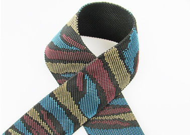Bande élastique de couleur de modèle adaptée aux besoins du client par ruban durable mou de jacquard de ceinture de sous-vêtements