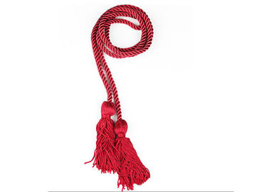 Corde de nouage chinoise décorative, polyester coloré/corde en nylon de satin de Rattail