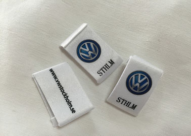 Labels tissés d'habillement imprimés par tissu pour le logo fait sur commande de la marque des enfants