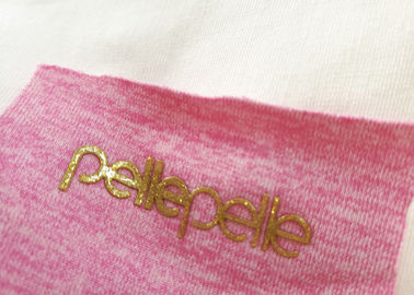 la mode faite sur commande 3d a soulevé le label en caoutchouc de transfert de chaleur de logo de silicone pour des T-shirts