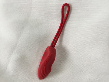Façonnez à conception le logo fait sur commande les extracteurs en caoutchouc de tirette pour des vêtements/sacs