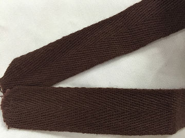 Bande tissée colorée de polyester, 50 Mtrs/ruban d'arête de hareng coton de petit pain