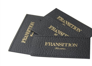 L'habillement fait sur commande réutilisé décoratif de cuir d'unité centrale de jeans raccorde logo gravé/Debossed en refief