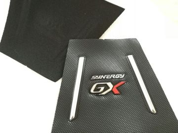 L'habillement en caoutchouc augmenté fait sur commande de transfert de chaleur marque le logo en caoutchouc de silicone