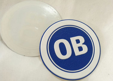 L'habillement en caoutchouc augmenté fait sur commande de transfert de chaleur marque le logo en caoutchouc de silicone