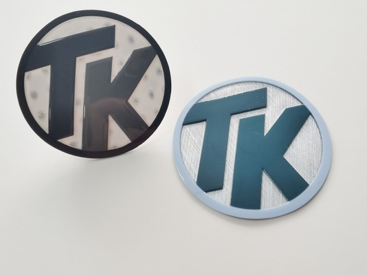 Labels de impression matériels spéciaux de silicone pour la marque déposée 3D extérieure lumineuse d'habillement