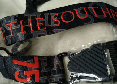 Cadeaux promotionnels personnalisés par nylon tissés durables, lanière de cou d'équipe de fans de sports